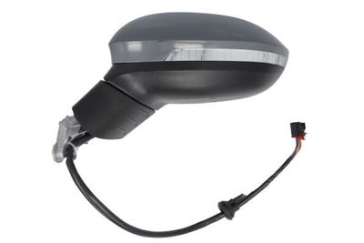 Zijspiegel Links (elektrisch, asferisch, met verwarming, under-coated, met geheugen, met indicator) past: VW GOLF VIII 07.19-