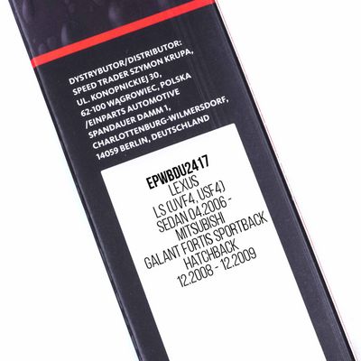 Metlica brisača Einparts Automotive EPWBDU2417