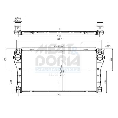 INTERCOOLER COMPRESOR MEAT & DORIA 995126