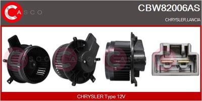 CASCO CBW82006AS Вентилятор салону для CHRYSLER (Крайслер)