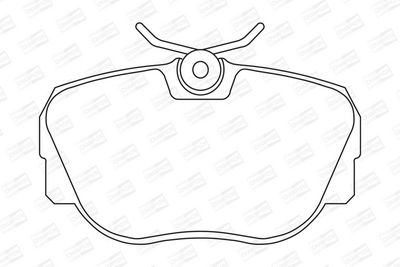 BREMSBELAGSATZ SCHEIBENBREMSE CHAMPION 571352CH 1