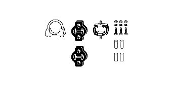 SET MONTARE SISTEM DE ESAPAMENT