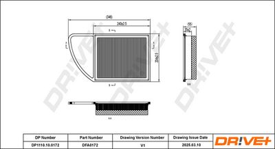 LUFTFILTER DR!VE+ DP1110100172 0