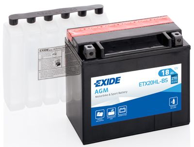 Стартерная аккумуляторная батарея EXIDE ETX20HL-BS для HONDA VTX