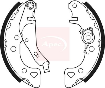 APEC Brake Shoe Set SHU663