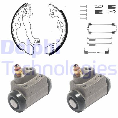 DELPHI 937 Ремкомплект барабанных колодок 