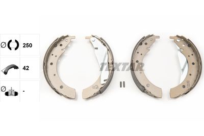 TEXTAR 91033500 Ремкомплект барабанных колодок  для BMW 5 (Бмв 5)