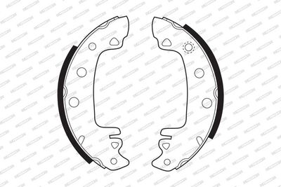 SET SABOTI FRANA FERODO FSB29 1