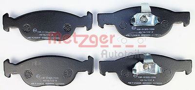 SET PLACUTE FRANA FRANA DISC METZGER AUTOTEILE 1170390 1