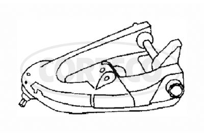Рычаг независимой подвески колеса, подвеска колеса CORTECO 49397183 для RENAULT 5
