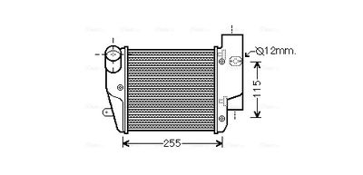 AVA QUALITY COOLING Intercooler, inlaatluchtkoeler (AIA4302)