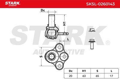 Шарнири STARK SKSL-0260143