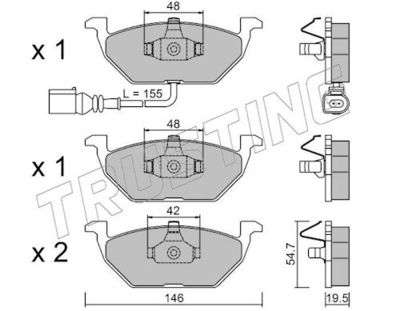 SET PLACUTE FRANA FRANA DISC TRUSTING 2202