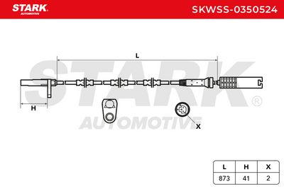 датчик, обороти на колелото STARK SKWSS-0350524