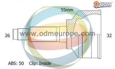 Multiparts 12-040864 ШРУС  для HONDA CIVIC (Хонда Цивик)