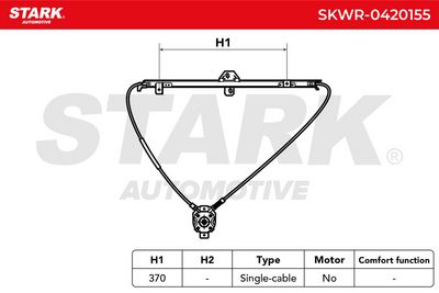 стъклоподемник STARK SKWR-0420155