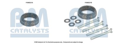 Монтажный комплект, катализатор BM CATALYSTS FK90531 для BMW 8