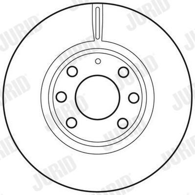 BREMSSCHEIBE JURID 562681JC 1