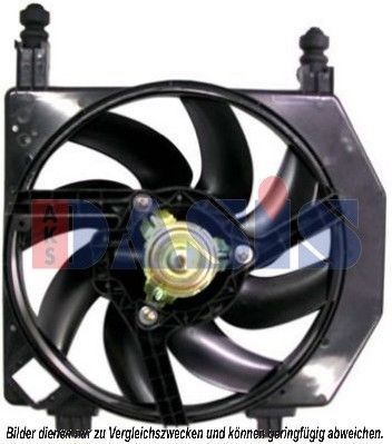 Вентилятор, охлаждение двигателя AKS DASIS 098101N для FORD PUMA