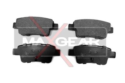Комплект тормозных колодок, дисковый тормоз MAXGEAR 19-0463 для ABARTH PUNTO