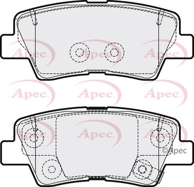 Brake Pad Set APEC PAD2096