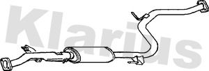 KLARIUS 270417 Глушитель выхлопных газов  для MAZDA 323 F V (BA) 1.5 16V