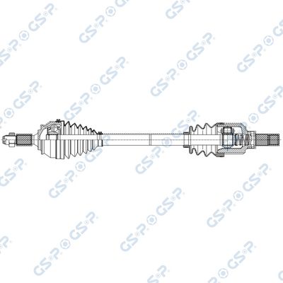 полуоска GSP 203807OL