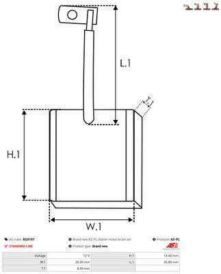 PERIE ELECTROMOTOR AS-PL BSX197 1