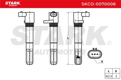 запалителна бобина STARK SKCO-0070008