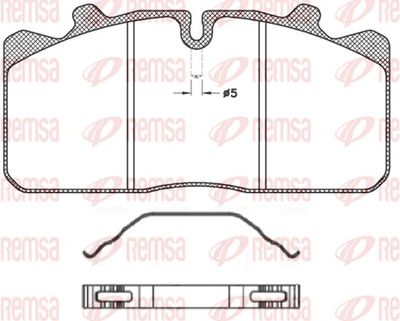 Brake Pad Set, disc brake JCA 658.00