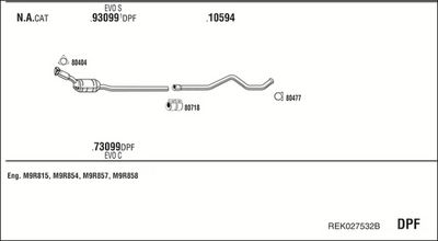 SISTEM DE ESAPAMENT WALKER REK027532B