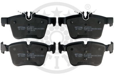 Zestaw klocków hamulcowych, hamulce tarczowe OPTIMAL BP-12655