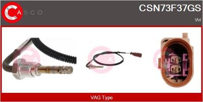 SENZOR TEMPERATURA GAZE EVACUARE