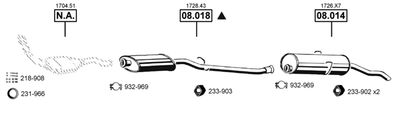 Układ wydechowy ASMET PE083065