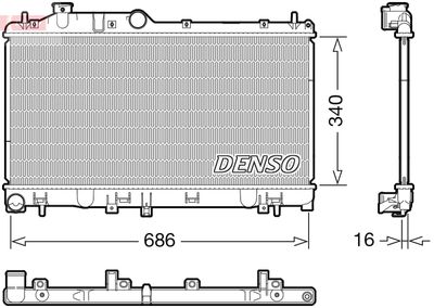 DENSO Kühler, Motorkühlung