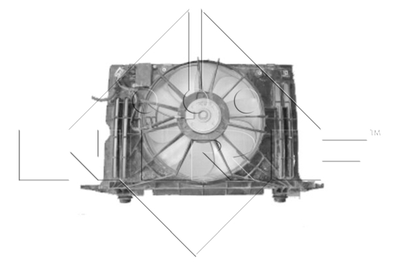 Вентилятор, охлаждение двигателя WILMINK GROUP WG1720342 для TOYOTA AURIS