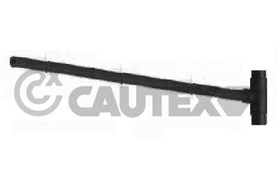 Шланг, вентиляция картера CAUTEX 016014 для VW JETTA