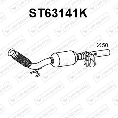 Катализатор VENEPORTE ST63141K для SEAT ARONA