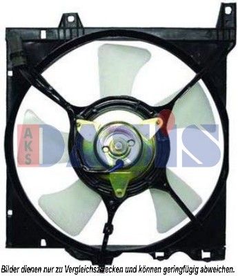 AKS-DASIS 078036N Вентилятор системи охолодження двигуна для NISSAN (Ниссан)