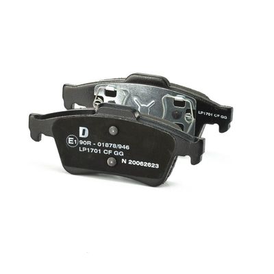 BREMSBELAGSATZ SCHEIBENBREMSE DELPHI LP1701 4