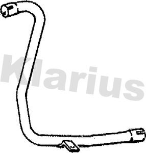 Rura wydechowa KLARIUS 120249