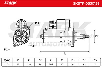 стартер STARK SKSTR-0330126