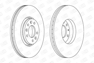 BREMSSCHEIBE CHAMPION 562622CH 1