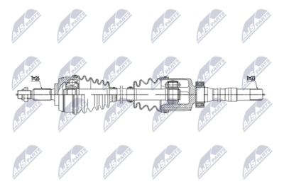 полуоска NTY NPW-RE-279
