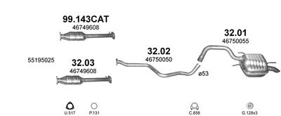SISTEM DE ESAPAMENT POLMO POLMO01946