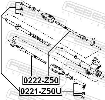 Inner Tie Rod 0222-Z50