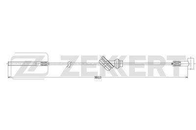 Тросик, cтояночный тормоз ZEKKERT BZ-1201 для CHEVROLET CORSA