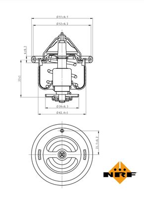 TERMOSTAT LICHID RACIRE NRF 725134 4