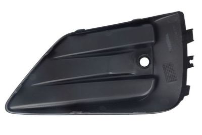 Voorbumper afdekking Voor Links (met parkeersensor gaten, plastic, zwart, R-DESIGN) past: VOLVO XC60 II 03.17-12.22