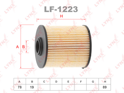 LF-1223 LYNXauto Топливный фильтр